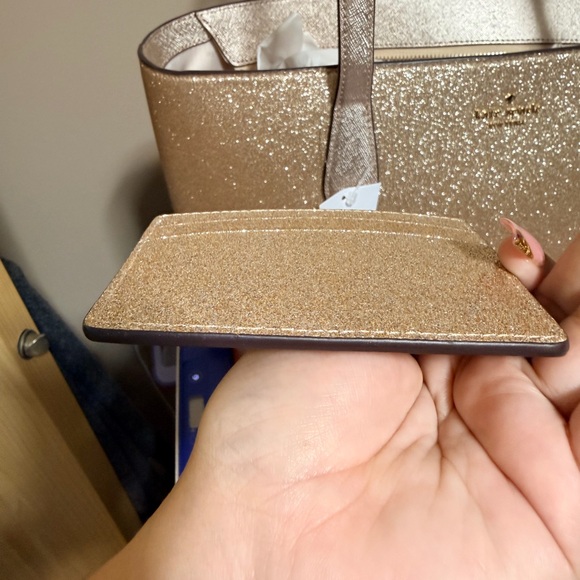 Kate Spade Sparkling Gold Tote and Wallet Set - Picture 9 of 15